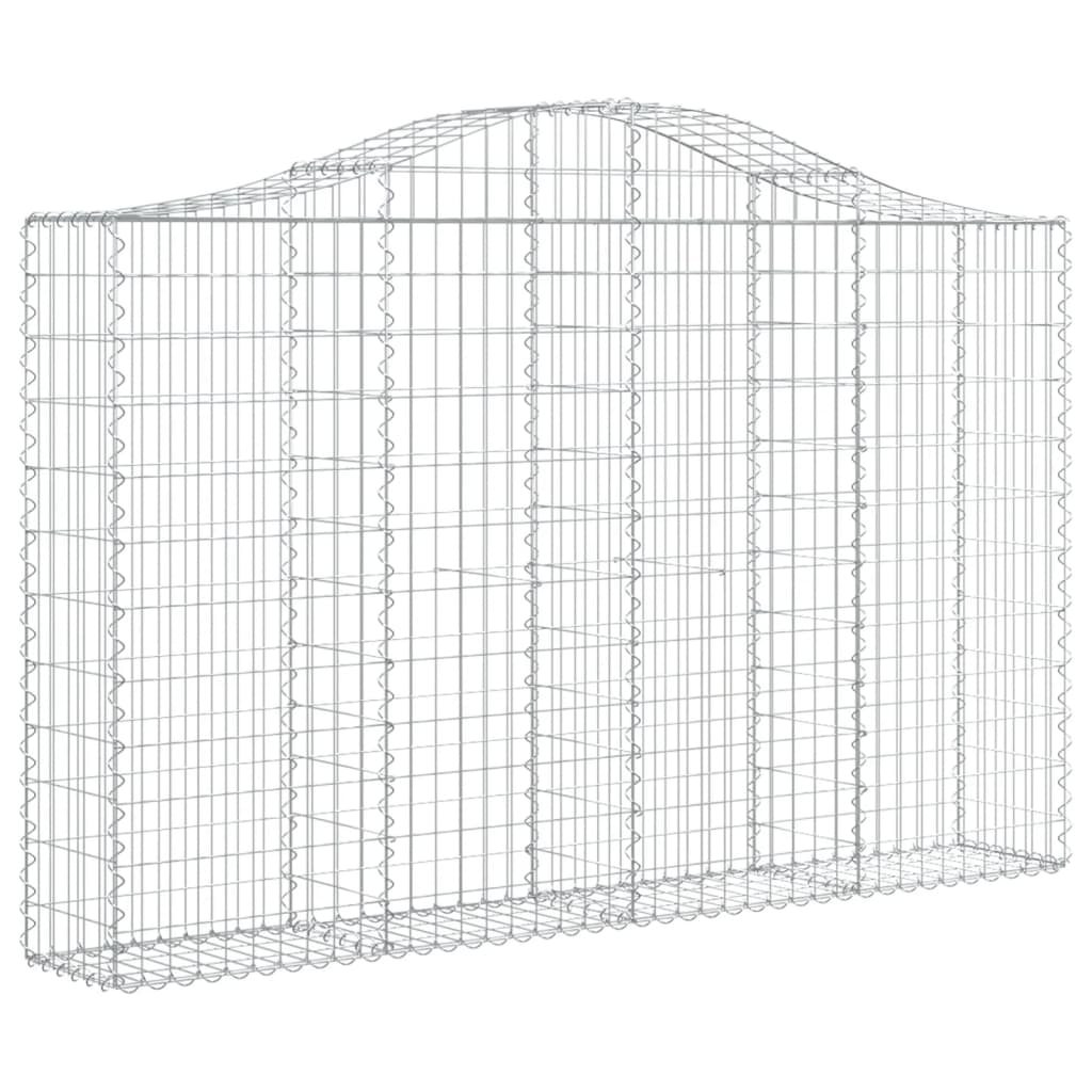 Vidaxl Schans baskets 8 st vaulted 200x30x120 140 cm iron