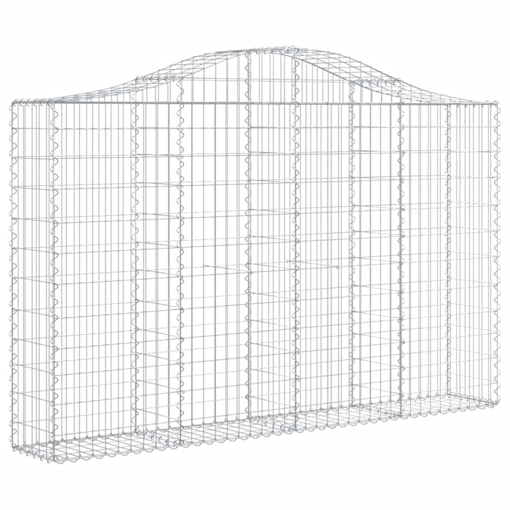 Vidaxl Schans baskets 12 st vaulted 200x30x120 140 cm iron