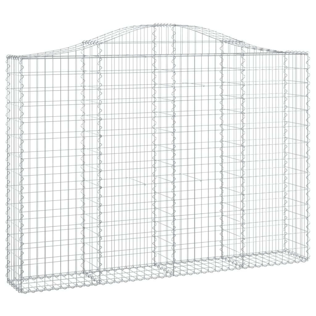 VidaXL Schans baskets 2 ST vaulted 200x30x140 160 cm iron