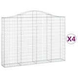 VidaXL Schans baskets 4 st vaulted 200x30x140 160 cm iron