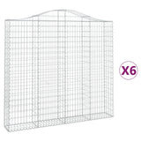 Vidaxl Schainen Kuerf 6 St Vaulted 200x30x180 200 cm Eisen