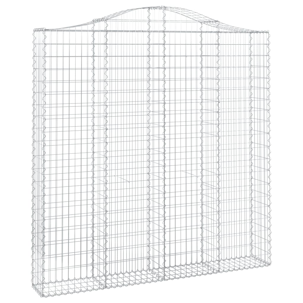 VidaXL Schans baskets 2 ST vaulted 200x30x200 220 cm iron