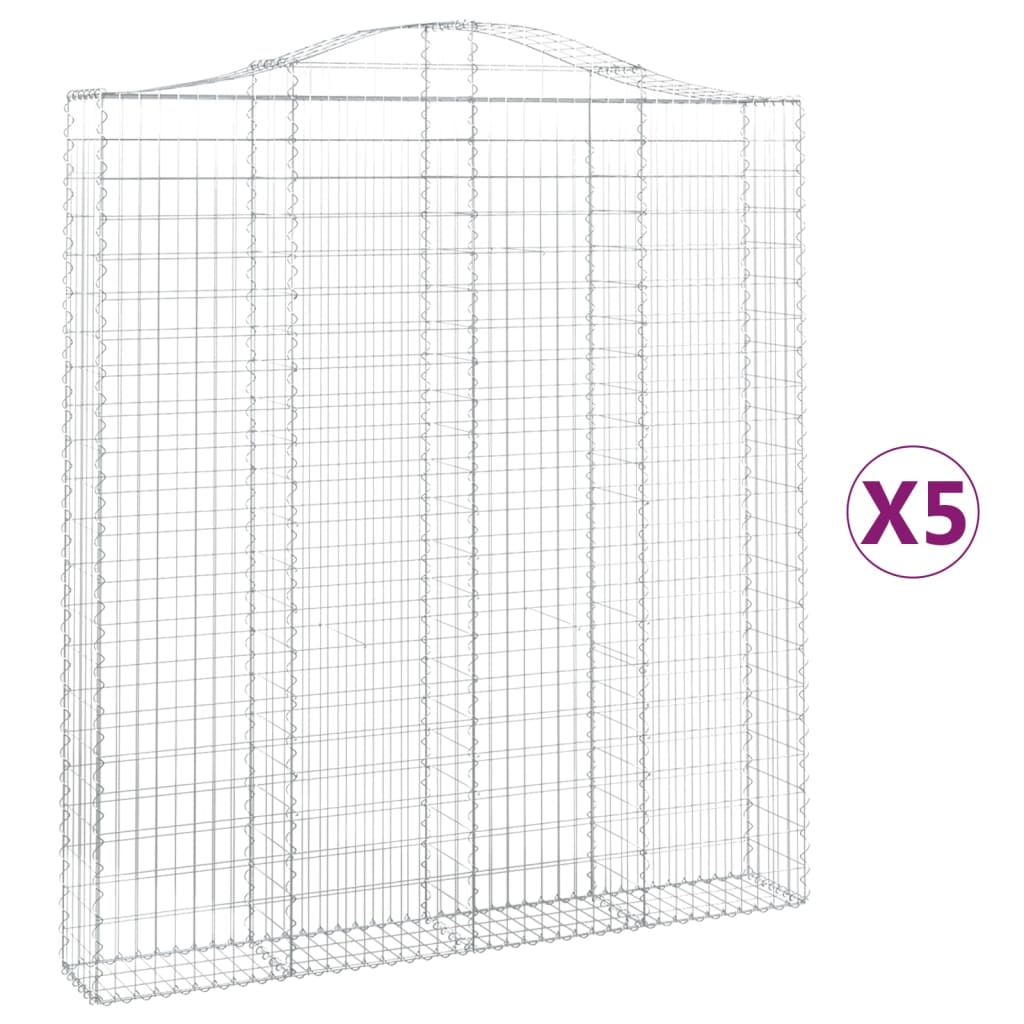 Vidaxl Schans Cesti 5 a volta a volta 200x30x220 240 cm