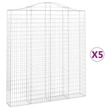 Vidaxl Schans Cesti 5 a volta a volta 200x30x220 240 cm