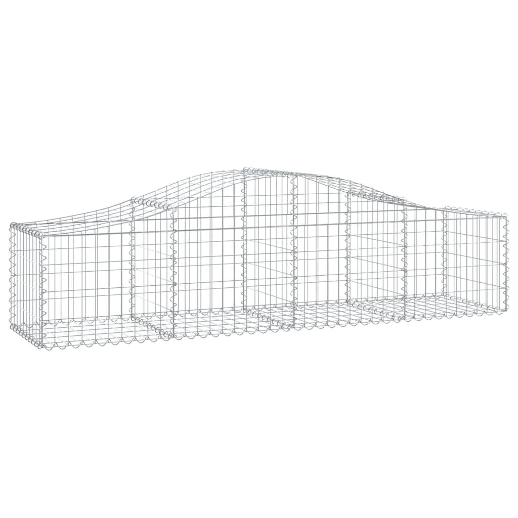 Vidaxl Schans Baskets 2 ST Krandoval 200x50x40 60 cm galvanizované železo