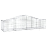 Vidaxl Schans baskets 15 st vaulted 200x50x40 60 cm galvanized iron