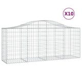 Vidaxl Schans baskets 10 st vaulted 200x50x80 100 cm iron