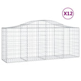 Cestas Vidaxl Schans 12 st 200x50x80 100 cm de hierro