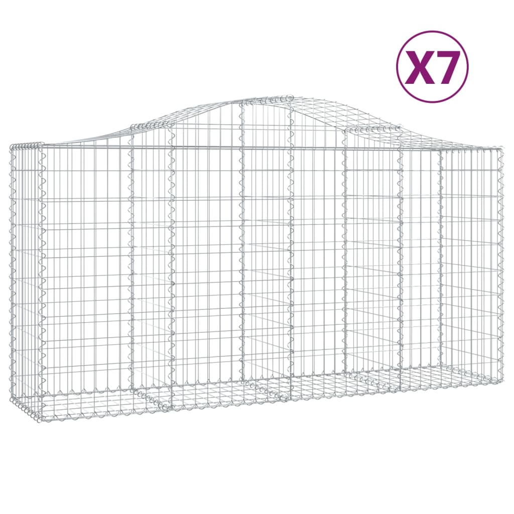 Vidaxl Schans Cesti 7 a volta a volta 200x50x100 120 cm