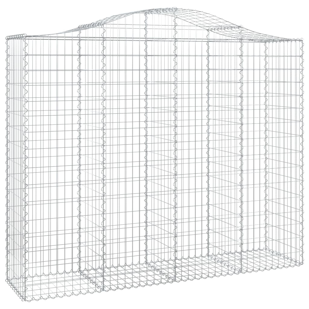 VidaXL Schans baskets 2 ST vaulted 200x50x160 180 cm iron