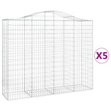 Cestas Vidaxl Schans 5 st 200x50x160 180 cm de hierro