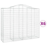 Vidaxl Schans Pankets 6 St Vaulted 200x50x160 180 cm fer