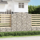 Cestas Vidaxl Schans 2 st 200x50x200 220 cm de hierro