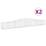 Vidaxl Schans Baskets 2 St. klenulé 400x30x40 60 cm železo