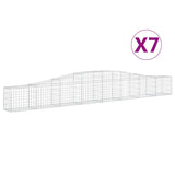 VidaXL Schans baskets 7 st vaulted 400x30x40 60 cm iron