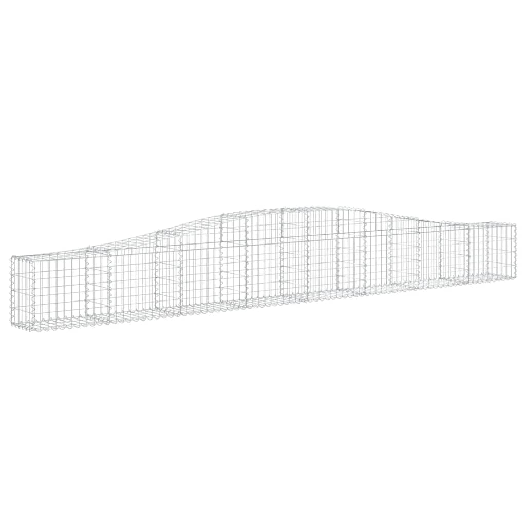 VidaXL Schans baskets 7 st vaulted 400x30x40 60 cm iron