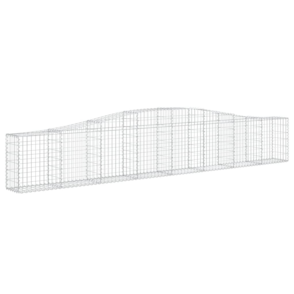 Vidaxl Schans baskets 2 ST vaulted 400x30x60 80 cm iron