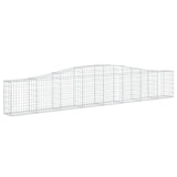 Vidaxl Schans baskets 2 ST vaulted 400x30x60 80 cm iron