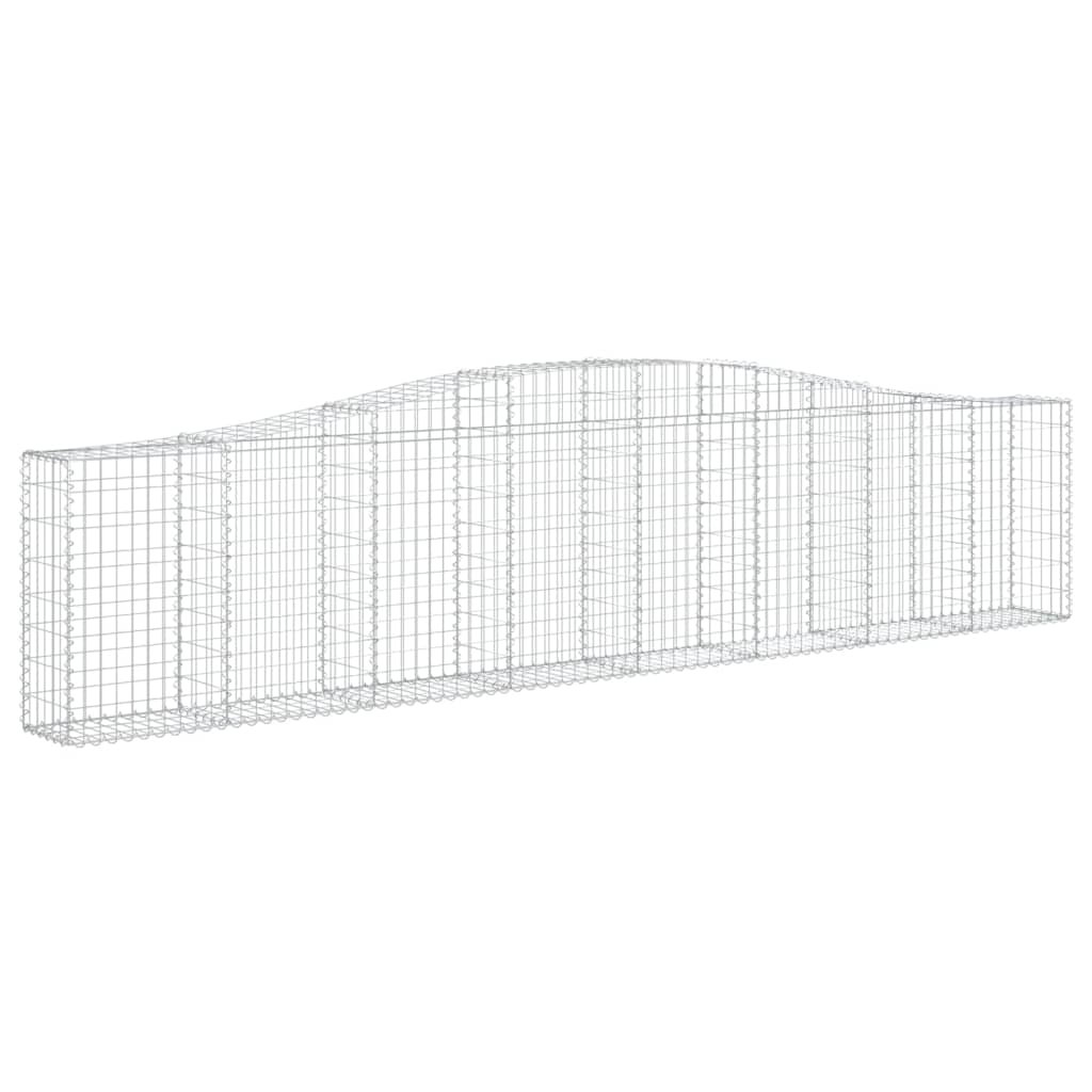 VidaXL Schans baskets 3 st vaulted 400x30x80 100 cm iron