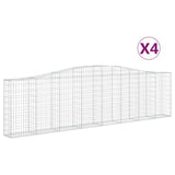 Vidaxl Schiags Kuerf 4 St Vaulted 400x30X100 120 cm Eisen