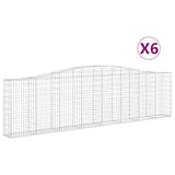 Vidaxl Schans Körbe 6 ST Gewölbe 400x30x100 120 cm Eisen