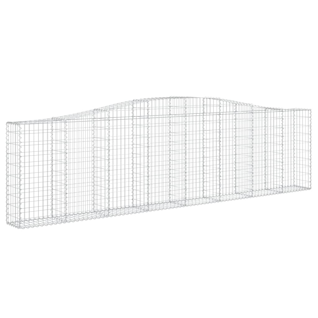 VidaXL Schans baskets 7 st vaulted 400x30x100 120 cm iron