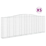 Cestas Vidaxl Schans 5 st 400x30x140 160 cm de hierro