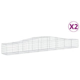 Vidaxl Schans Baskets 2 St. klenulé 400x50x40 60 cm železo