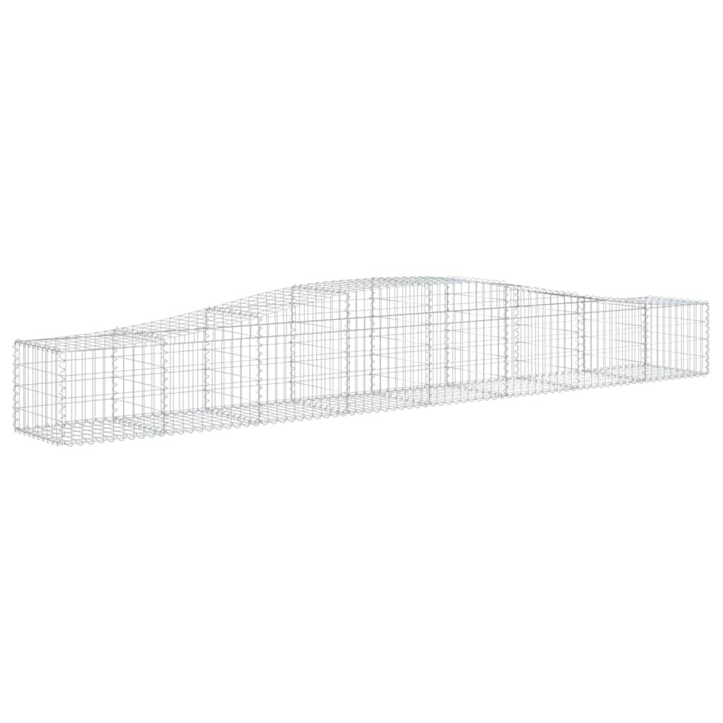 VidaXL Schans baskets 4 st vaulted 400x50x40 60 cm iron