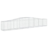 Vidaxl Schans baskets 5 st vaulted 400x50x60 80 cm galvanized iron