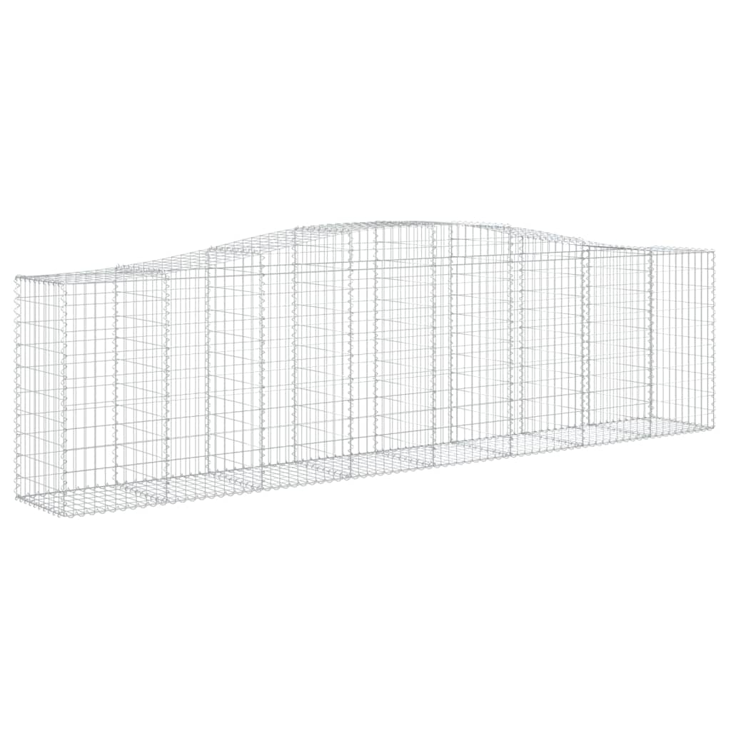 VidaXL Schans baskets 4 st vaulted 400x50x100 120 cm iron