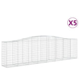 Vidaxl Schiags Kuerf 5 St Vaulted 400x50x100 120 cm Eisen