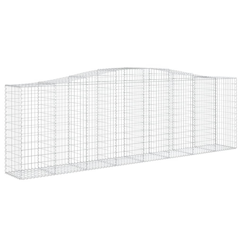 VidaXL Schans baskets 2 ST vaulted 400x50x120 140 cm iron