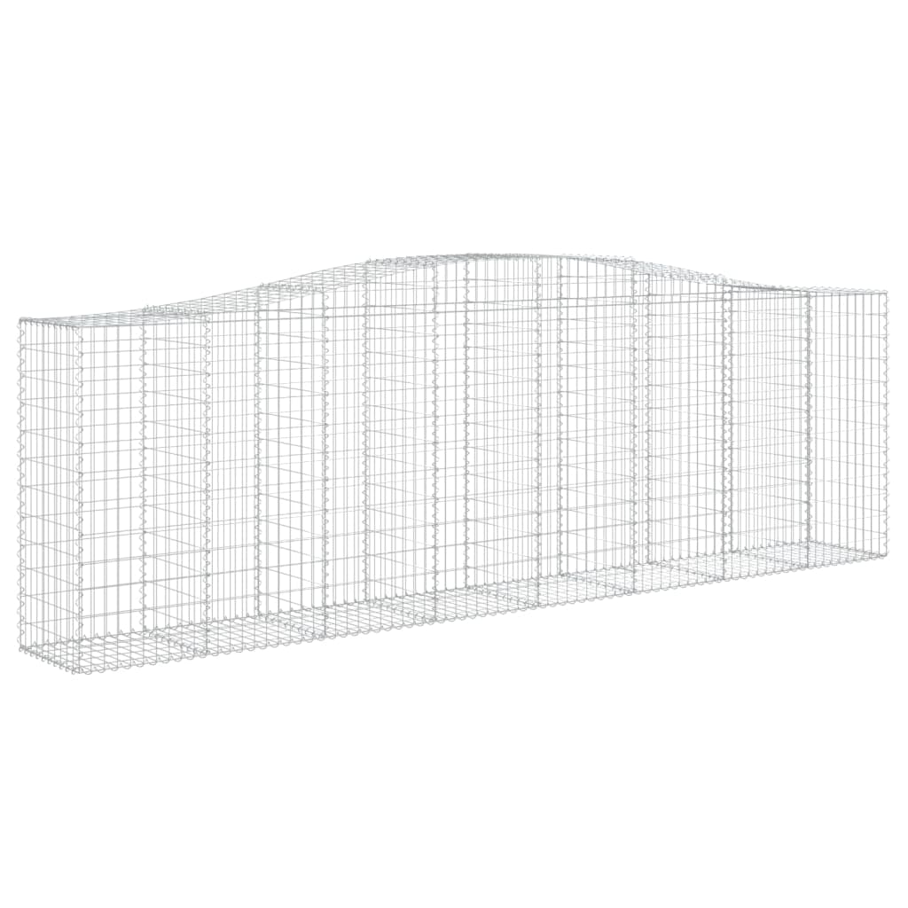 VidaXL Schans baskets 3 ST vaulted 400x50x120 140 cm iron