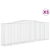 Vidaxl Schans Cestini 5 a volta 400x50x140 da ferro da 160 cm