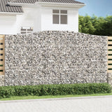 Cestas Vidaxl Schans 2 st 400x50x220 240 cm de hierro