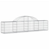 Vidaxl Schans kurver 13 St Vaulted 200x30x40 60 cm galvanisert jern