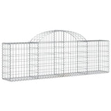 Vidaxl Schans Baskets 12 St. klenul 200x30x60 80 cm galvanizované železo