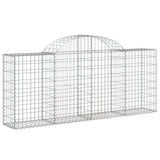 Vidaxl Schans Cestini 5 a volta a volta 200x30x80 100 cm Galvanized Iron