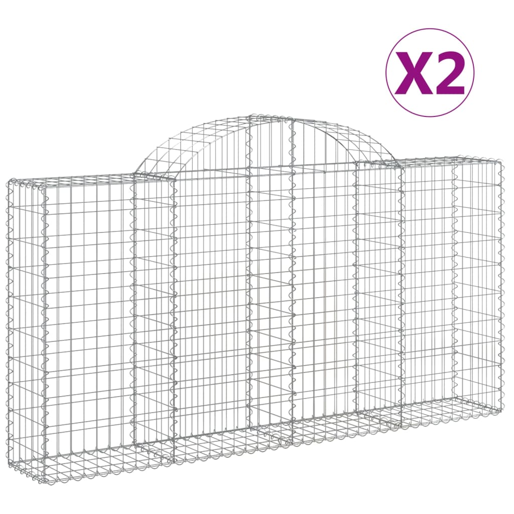 Vidaxl Schans Cesti 2 a volta a volta 200x30x100 120 cm