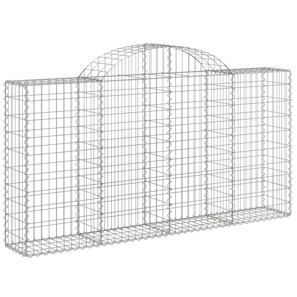 VidaXL Schans baskets 6 st vaulted 200x30x100 120 cm iron