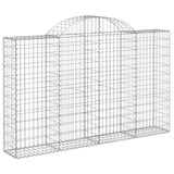 Vidaxl Schans baskets 3 ST vaulted 200x30x120 140 cm iron