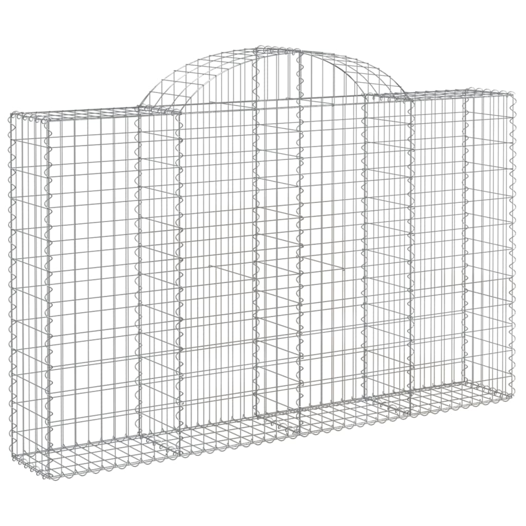 Vidaxl Schans baskets 12 st vaulted 200x30x120 140 cm iron