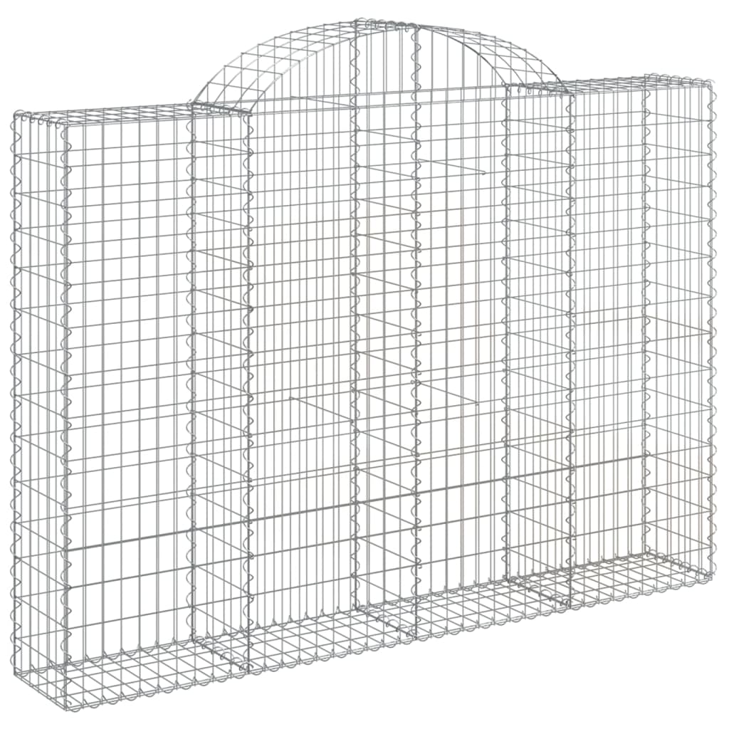 VidaXL Schans baskets 2 ST vaulted 200x30x140 160 cm iron