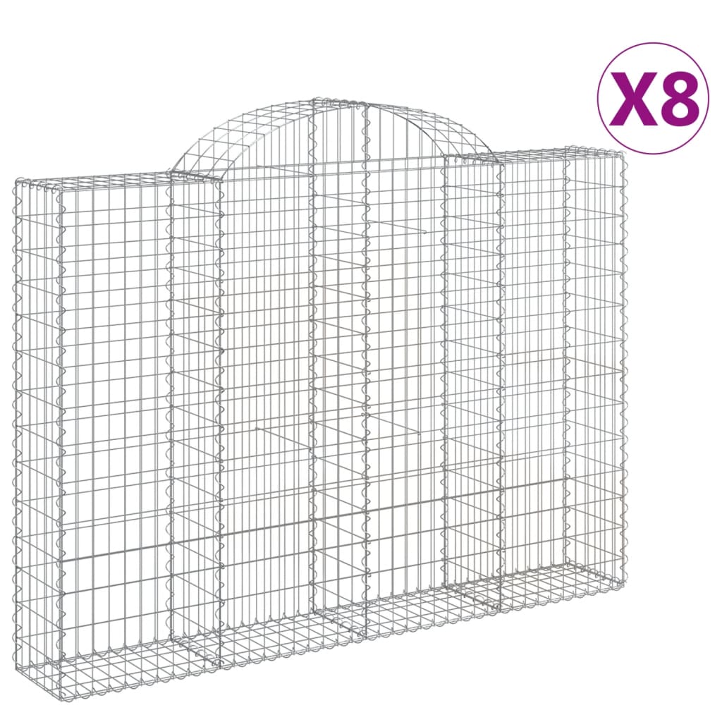 Vidaxl Schans Cesti 8 a volta a volta 200x30x140 da 160 cm