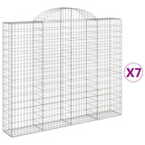 Vidaxl Schans kurver 7 St Vaulted 200x30x160 180 cm jern