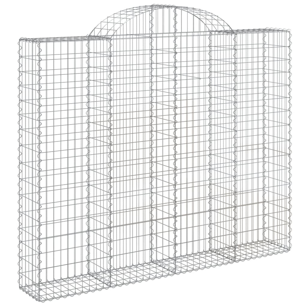 VidaXL Schans baskets 10 st vaulted 200x30x160 180 cm iron