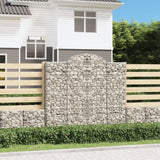 Vidaxl Schans kurve 3 st hvælvede 200x30x180 200 cm jern