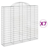 VidaXL Schans baskets 7 st vaulted 200x30x180 200 cm iron