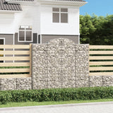 Vidaxl Schans kurve 7 st hvælvede 200x30x180 200 cm jern